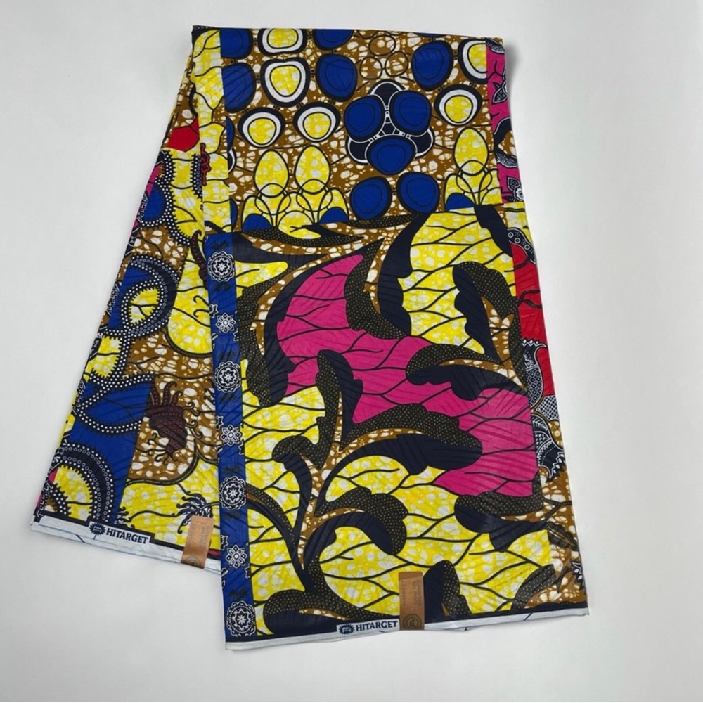 Multicolor Mixed Print Colorful Cotton Fabric